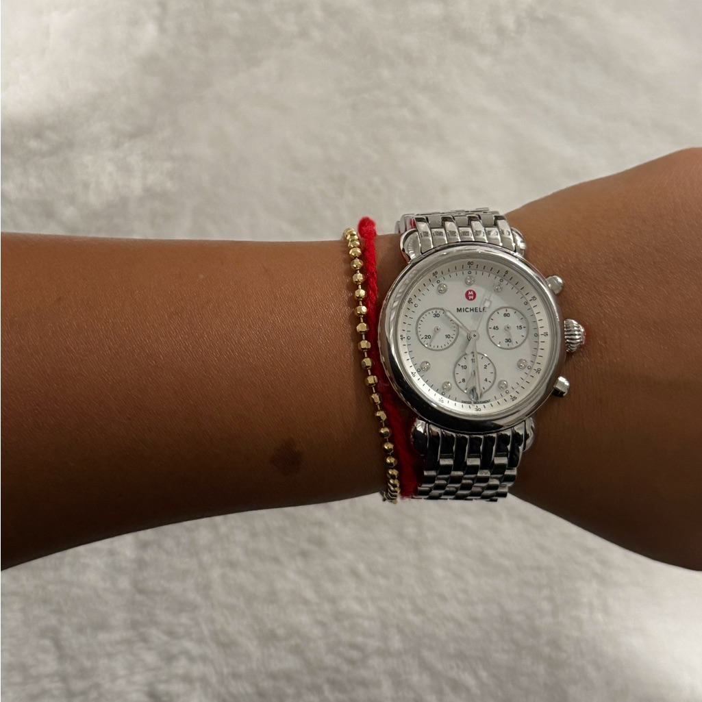 Authentic Stainless Steel Michele Watch